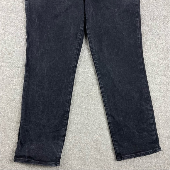 J Crew Essential Straight Distressed Black Jeans - Picture 3 of 12